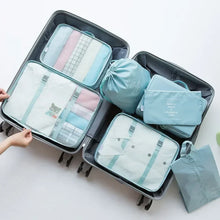 Load image into Gallery viewer, Reiseset | 7 Packtaschen zum Organisieren und Verstauen