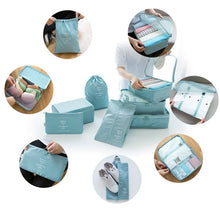 Load image into Gallery viewer, Reiseset | 7 Packtaschen zum Organisieren und Verstauen