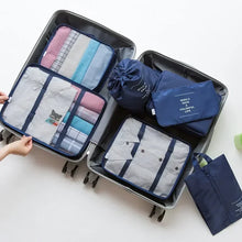 Load image into Gallery viewer, Reiseset | 7 Packtaschen zum Organisieren und Verstauen