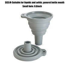Laden Sie das Bild in den Galerie-Viewer, Faltbarer Reise Silikon Trichter
