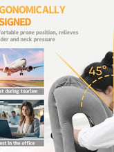 Laden Sie das Bild in den Galerie-Viewer, Aufblasbares Reise‑Kissen für den perfekten Schlaf im Flugzeug