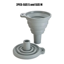 Laden Sie das Bild in den Galerie-Viewer, Faltbarer Reise Silikon Trichter