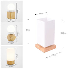 Laden Sie das Bild in den Galerie-Viewer, Nordische Tischlampe aus Holz in verschiedenen Formen - nordic lamp - WhiteWhiskers