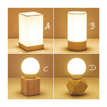 Laden Sie das Bild in den Galerie-Viewer, Nordische Tischlampe aus Holz in verschiedenen Formen - nordic lamp - WhiteWhiskers