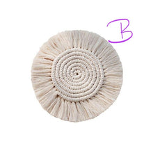 Laden Sie das Bild in den Galerie-Viewer, Boho Chic Untersetzer für Tassen, Kerzen & Deko - WhiteWhiskers