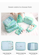 Laden Sie das Bild in den Galerie-Viewer, Sommer-Reiseset | 7 Teile zum Organisieren und Verstauen | verschiedene Designs - WhiteWhiskers