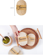 Laden Sie das Bild in den Galerie-Viewer, 5 Stück - Natur Scrub Schwämme für Küche & Bad aus Loofah - WhiteWhiskers