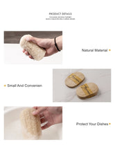 Laden Sie das Bild in den Galerie-Viewer, 5 Stück - Natur Scrub Schwämme für Küche & Bad aus Loofah - WhiteWhiskers