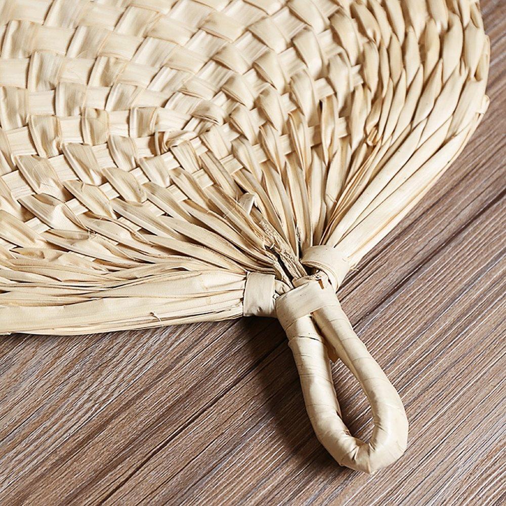 Boho Strandfächer oder Deko Unterlage Bambufächer
