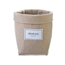 Laden Sie das Bild in den Galerie-Viewer, Aufbewahrung / Blumentopf aus Filz - grau oder khaki- SPARE mit dem 2er Set - WhiteWhiskers