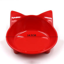Laden Sie das Bild in den Galerie-Viewer, Katzennapf Futterschale Wassernapf Katzengesicht Futternapf Trinkschale - verschiedene Farben - WhiteWhiskers