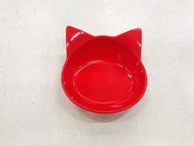 Laden Sie das Bild in den Galerie-Viewer, Katzennapf Futterschale Wassernapf Katzengesicht Futternapf Trinkschale - verschiedene Farben
