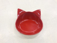 Laden Sie das Bild in den Galerie-Viewer, Katzennapf Futterschale Wassernapf Katzengesicht Futternapf Trinkschale - verschiedene Farben
