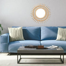 Laden Sie das Bild in den Galerie-Viewer, Rattan Spiegel