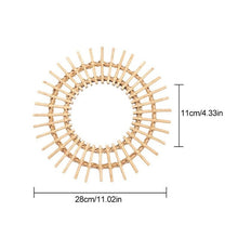 Laden Sie das Bild in den Galerie-Viewer, Rattan Spiegel