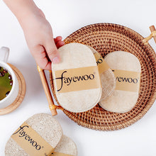 Laden Sie das Bild in den Galerie-Viewer, 5 Stück - Natur Scrub Schwämme für Küche & Bad aus Loofah - WhiteWhiskers