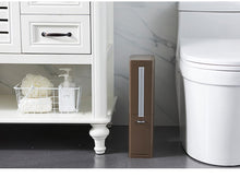 Laden Sie das Bild in den Galerie-Viewer, 3 in 1 - versteckte WC Bürste, Abfalleimer und Mülltütenlagerung - stylisch & nützlich - WhiteWhiskers
