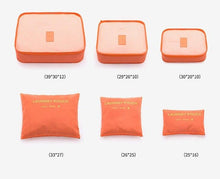 Laden Sie das Bild in den Galerie-Viewer, Set Reisetaschen 6-teilig - ordentliches Packen des Reisegepäcks | Ordnung ist das halbe Leben - WhiteWhiskers