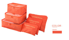 Laden Sie das Bild in den Galerie-Viewer, Set Reisetaschen 6-teilig - ordentliches Packen des Reisegepäcks | Ordnung ist das halbe Leben - WhiteWhiskers