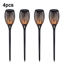 Laden Sie das Bild in den Galerie-Viewer, LED Solar Fackeln outdoor - 2 oder 4 Stück - WhiteWhiskers