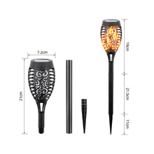 Laden Sie das Bild in den Galerie-Viewer, LED Solar Fackeln outdoor - 2 oder 4 Stück - WhiteWhiskers