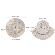 Laden Sie das Bild in den Galerie-Viewer, Boho Chic Untersetzer für Tassen, Kerzen & Deko - WhiteWhiskers