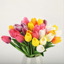 Laden Sie das Bild in den Galerie-Viewer, 31 x Tulpen Set in verschiedenen Farben & Formen | große Auswahl |  Deko Blumen | Kunsttulpen - WhiteWhiskers
