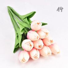 Laden Sie das Bild in den Galerie-Viewer, 31 x Tulpen Set in verschiedenen Farben & Formen | große Auswahl |  Deko Blumen | Kunsttulpen - WhiteWhiskers