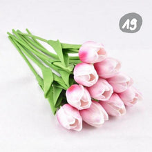 Laden Sie das Bild in den Galerie-Viewer, 31 x Tulpen Set in verschiedenen Farben & Formen | große Auswahl |  Deko Blumen | Kunsttulpen - WhiteWhiskers