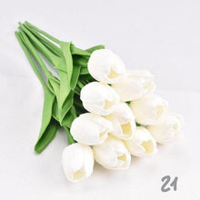 Laden Sie das Bild in den Galerie-Viewer, 31 x Tulpen Set in verschiedenen Farben & Formen | große Auswahl |  Deko Blumen | Kunsttulpen - WhiteWhiskers