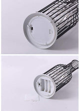 Load image into Gallery viewer, black table lamp in cage design