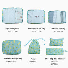 Laden Sie das Bild in den Galerie-Viewer, Sommer-Reiseset | 7 Teile zum Organisieren und Verstauen | verschiedene Designs - WhiteWhiskers