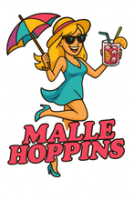 Load image into Gallery viewer, MALLE HOPPINS - 10xSticker
