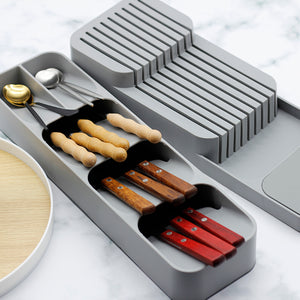 Set of 2 cutlery storage organizer for kitchen & household - different colors & combination set