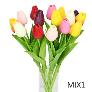 31 x Tulpen Set in verschiedenen Farben & Formen | große Auswahl |  Deko Blumen | Kunsttulpen