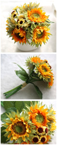 HERBST FEELING - Kunst Blumenstrauß in gelb oder orange - WhiteWhiskers