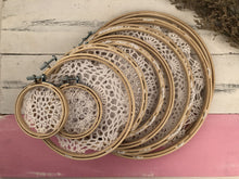 Load image into Gallery viewer, 9-teiliges Bambus Ringe Set - Boho Wanddeko Mandala Traumfänger Wandbehang - WhiteWhiskers
