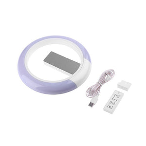 3D LED digitale Wanduhr mit RGB Farben & Alarm, Temperatur & Nachtmodus Funktion - WhiteWhiskers
