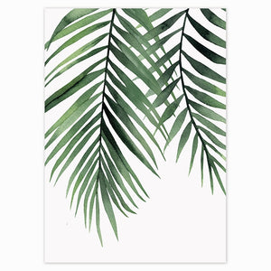 Poster "Scandinavian Style" Palmenblätter - verschiedene  Größen - WhiteWhiskers