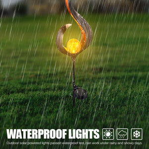 LED Solar Flamme „Flame Light“ - warmweiß - waterproof Leuchtdauer: 6-8 Stunden - WhiteWhiskers