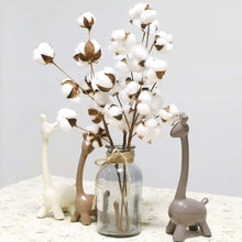 Load image into Gallery viewer, Künstlicher Natur Baumwolle Blumenstrauß - WhiteWhiskers
