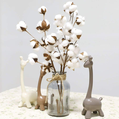 Künstlicher Natur Baumwolle Blumenstrauß - WhiteWhiskers