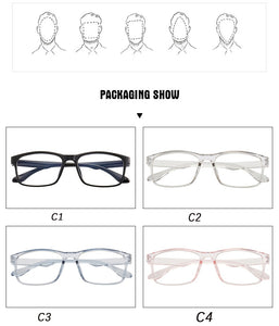 Nerd glasses without prescription - unisex - different versions