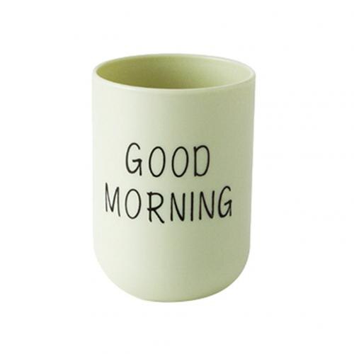 becher aufbewahrung 2x Becher Letter Aufbewahrung Organizer Becher GOOD MORNING / WHITE WHISKERS