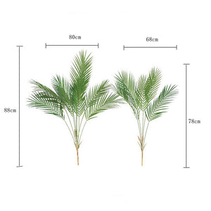 künstliche Palme | Palmenblätter | 78-123cm hoch