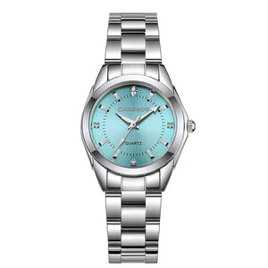 Women\'s watch in silver - different colored dials