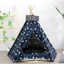 Load image into Gallery viewer, Luxury cat tent &quot;Tiny Cat House&quot; - different designs
