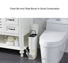 Load image into Gallery viewer, 3 in 1 - versteckte WC Bürste, Abfalleimer und Mülltütenlagerung - stylisch &amp; nützlich - WhiteWhiskers
