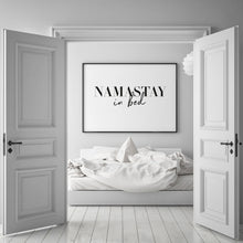 Laden Sie das Bild in den Galerie-Viewer, NAMASTAY Poster - Nordic Style - WhiteWhiskers
