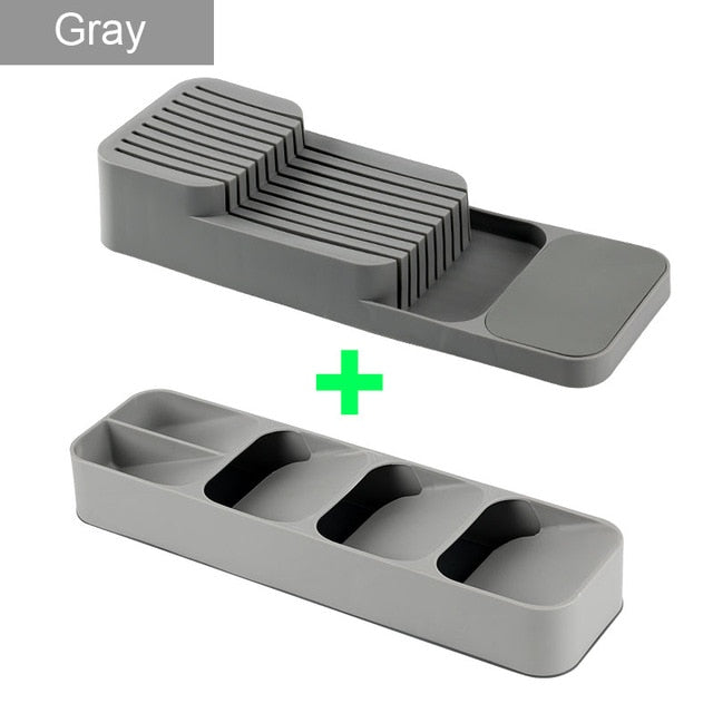 aufbewahrung besteck Set of 2 Cutlery Storage Organizer Kitchen Household